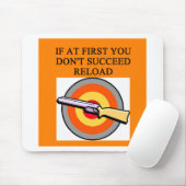 Waffenbesitzerwitz Mousepad (Mit Mouse)