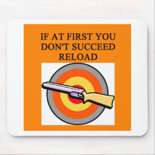 Waffenbesitzerwitz Mousepad