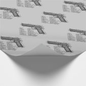 Waffendiagramm Geschenkpapier (Ecke)