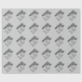 Waffendiagramm Geschenkpapier (Flach)
