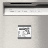 Waffendiagramm Magnet (In Situ (Geschirrspüler))