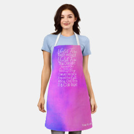 Waffenfeuergebet: Positive Absicht Personalisiert Schürze