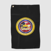 Waffengewalt der Proud Golfhandtuch (Vorderseite)