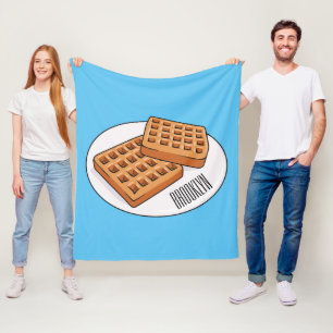 Waffenillustrierung des Cartoon Fleecedecke