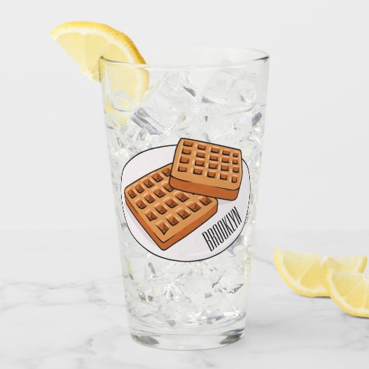 Waffenillustrierung des Cartoon Glas (Vorderseite Ice)