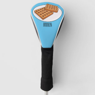 Waffenillustrierung des Cartoon Golf Headcover