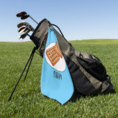 Waffenillustrierung des Cartoon Golfhandtuch (Gras)
