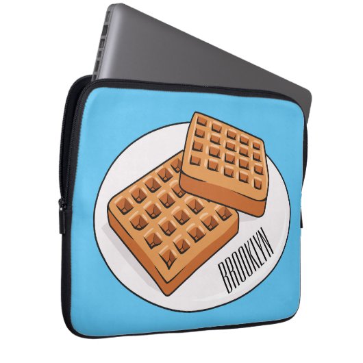 Waffenillustrierung des Cartoon Laptopschutzhülle (Vorne Rechts)