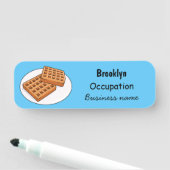 Waffenillustrierung des Cartoon Namensschild (Beispiel)