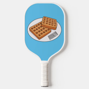 Waffenillustrierung des Cartoon Pickleball Schläger