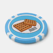Waffenillustrierung des Cartoon Pokerchips (Einzeln)