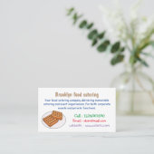 Waffenillustrierung des Cartoon Visitenkarte (Stehend Vorderseite)