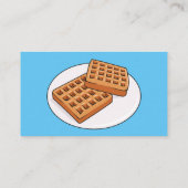 Waffenillustrierung des Cartoon Visitenkarte (Rückseite)