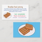 Waffenillustrierung des Cartoon Visitenkarte (Vorne/Hinten)