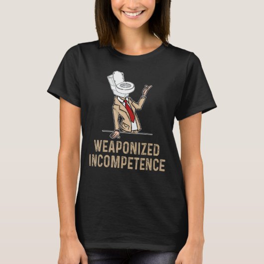Waffeninkompetenz T-Shirt (Vorderseite)