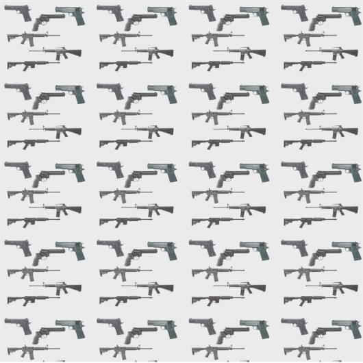 Waffenkollage Aufkleber (Vorderseite)