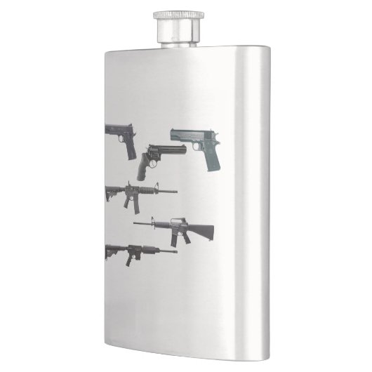 Waffenkollage Flachmann (Links)