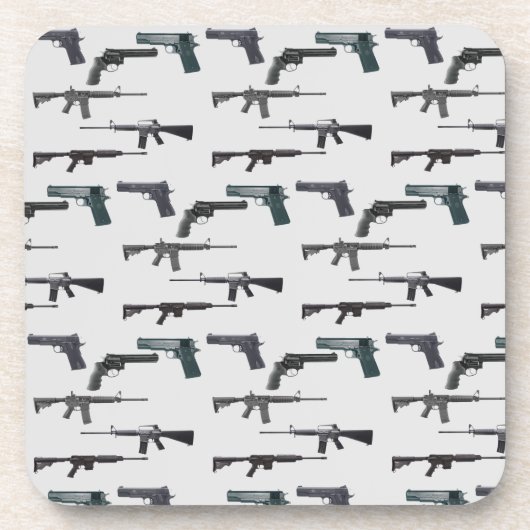 Waffenkollage Getränkeuntersetzer (Vorderseite)