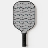 Waffenkollage Pickleball Schläger (Vorderseite)