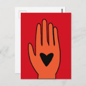 Waffenruhe ist nun die Grundlage für die palästine Postkarte (Vorne/Hinten)