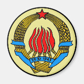 WAFFENSCHAFT JUGOSLAWIENS MAGNET (Vorne)