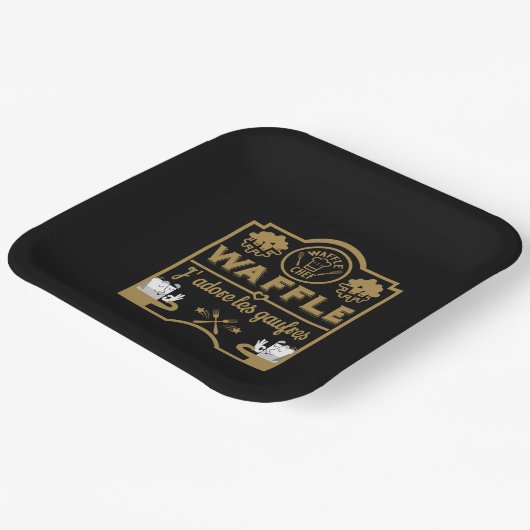 Waffentag Pappteller (Gewinkelt)