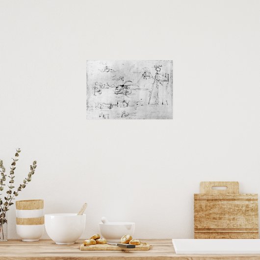 Waffentwürfe, Fol. 40v-a Poster (Küche)