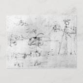 Waffentwürfe, Fol. 40v-a Postkarte (Vorderseite)