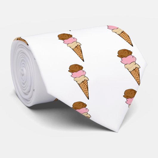 Waffle Cone Krawatte (Gerollt)