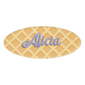 Waffle Cone Namenschild (Vorderseite)