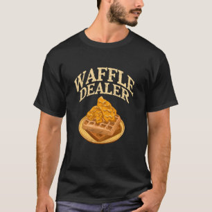 Waffle Dealer Chicken und Waffeln Foodie Design T-Shirt