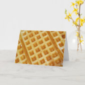 "Waffle" Get Well Card Karte (Gelbe Blume)
