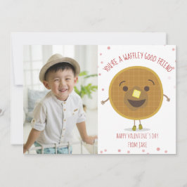 Waffle Good Friend Foto Klassenzimmer Valentine Karte
