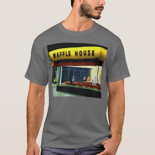 Waffle House Nighthawks Freunde T-Shirt (Vorderseite)