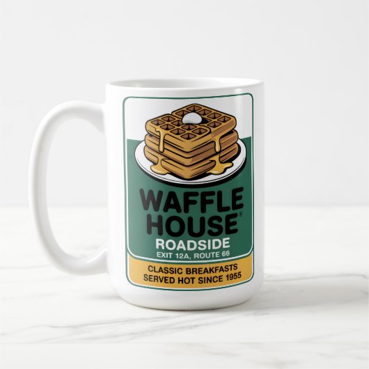 Waffle House Roadside Kaffeetasse (Links)