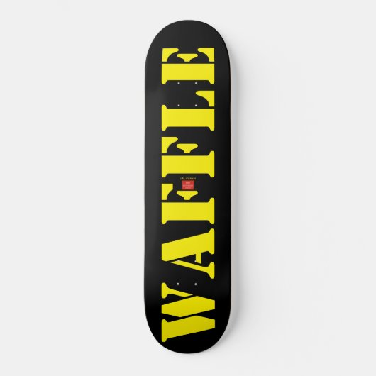 WAFFLE Skateboard (Vorderseite)
