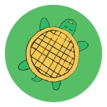 Waffle Turtles Aufkleber