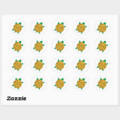 Waffle Turtles Aufkleber (Blatt)