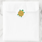 Waffle Turtles Aufkleber (Tasche)
