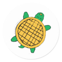 Waffle Turtles Aufkleber