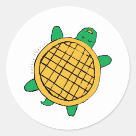 Waffle Turtles Aufkleber
