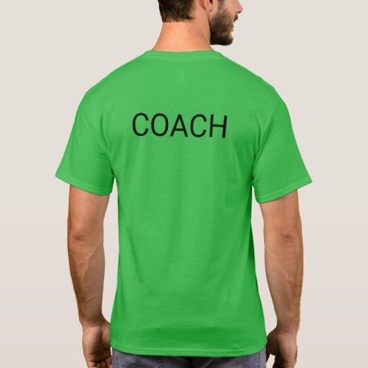Waffle Turtles COACH T-Shirt (Rückseite)
