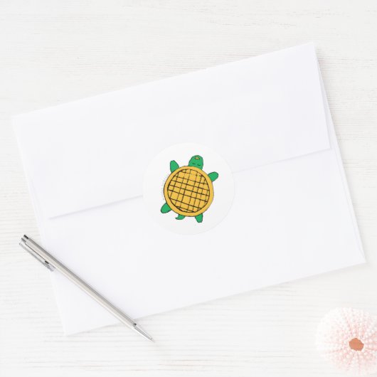 Waffle Turtles sticker (Umschlag)