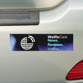 WaffleCast offizieller Autoaufkleber! Autoaufkleber (Auf Auto)