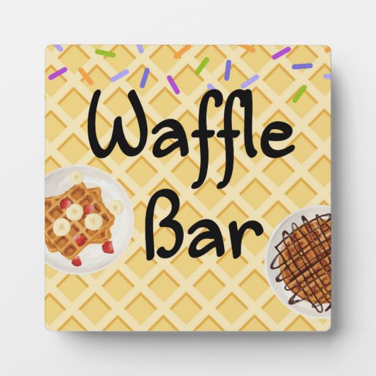 Waffler Bar Fotoplatte (Vorderseite)