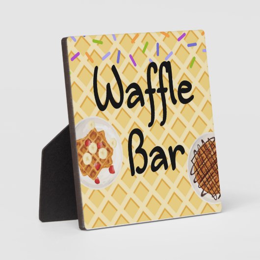 Waffler Bar Fotoplatte (Vorderseite)