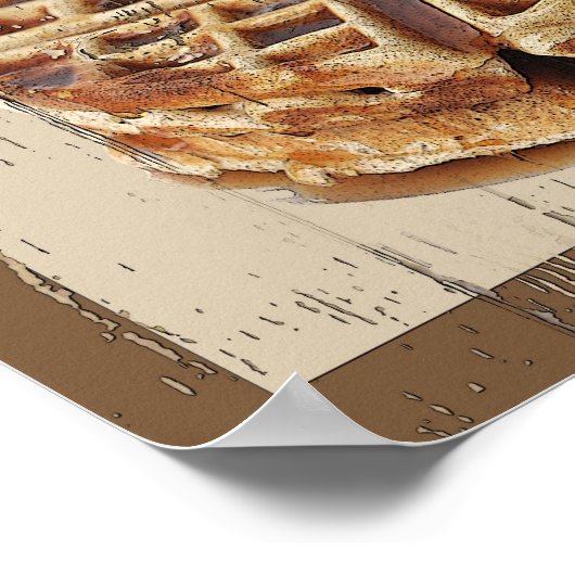 Waffles Poster (Ecke)