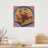 Waffles With Syrup Poster (Küche)