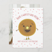 Waffley Good Friend Classroom Valentine Foto Postkarte (Vorne/Hinten)