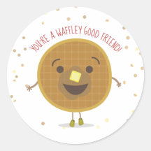 Waffley Good Friend Waffle Valentine Kids